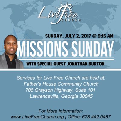 Missions Sunday - 2017